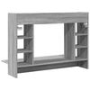vidaXL Scrivania a Parete Grigio Sonoma 105x48x75cm Legno Multistrato