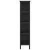 vidaXL Libreria Rovere Nero 82 x 32 x 144,5 cm Legno multistrato