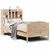 vidaXL Letto Libreria senza Materasso 90x190 cm Legno Massello Pino