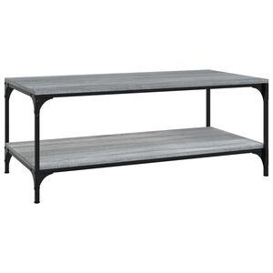 vidaXL Tavolino da Salotto Grigio Sonoma 80x50x40 cm Legno Multistrato