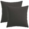 vidaXL Federa 2 pcs HEERLEN Grigio Scuro 30 x 30 cm