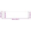 vidaXL Tenda Laterale Retrattile per Patio 600x160 cm Rossa