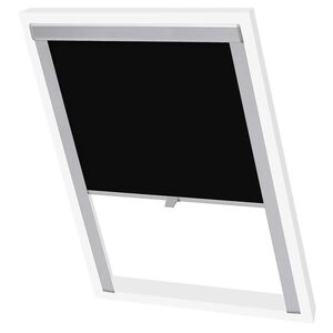 vidaXL Tenda a Rullo Oscurante Persiana Nera P08/408