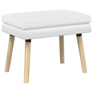 vidaXL Panchina a doppio strato Bianco 60 x 40 x 46 cm Tessuto