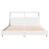vidaXL Letto senza Materasso Bianco 150x200 cm Legno Massello di Pino