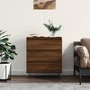 vidaXL Credenza Rovere Marrone 60x35x70 cm in Legno Multistrato