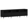 vidaXL Mobile TV 150 x 30 x 44,5 cm Rovere Nero Legno ingegnerizzato