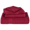 vidaXL Set Asciugamani 12 pz FROGN Bordeaux 100% Cotone