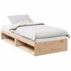 vidaXL Dormeuse con Materasso 90x200 cm in Legno Massello di Pino