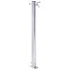 vidaXL Colonna d'Acqua da Giardino 40 cm Acciaio Inox Rotonda