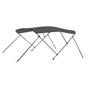 vidaXL Bimini di Prua con Tendalino a 3 Archi Antracite 183x140x137 cm