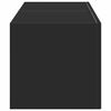 vidaXL Mobile TV da parete 2 pcs Nero 60 x 31 x 29.5 cm