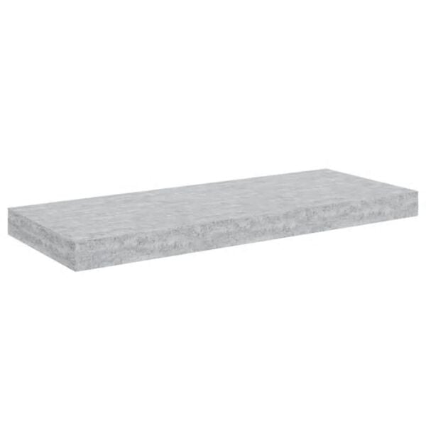 vidaXL Scaffale a Parete Grigio Cemento 60x23,5x3,8 cm in MDF