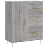 vidaXL Credenza Grigio Sonoma 69,5x34x180 cm in Legno Multistrato