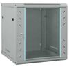 vidaXL Armadietto di rete Grigio 60 x 60 x 65 cm Acciaio