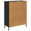 vidaXL Credenza Rovere Nero 69,5 x 34 x 90 cm