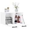 vidaXL Mobile a Parete Bianco 60x36,5x35 cm in Legno Multistrato