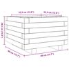 vidaXL Fioriera da Giardino 40x40x26,5 cm in Legno Massello di Douglas