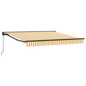 vidaXL Struttura della tenda Giallo e Bianco 300 x 250 cm