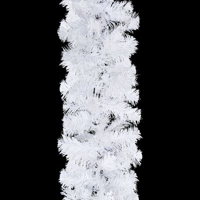 vidaXL Ghirlande Natalizie 4 pz Bianco 270 cm PVC