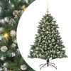 vidaXL Albero di Natale artificiale con 150 LED Verde 120 cm