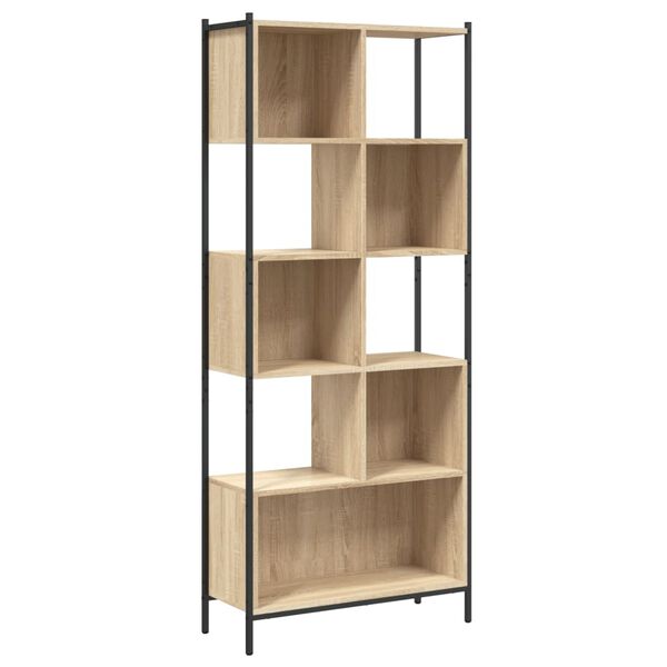 vidaXL Libreria Rovere Sonoma 72x28x172 cm in Legno Multistrato