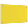 vidaXL Rivestimento da Cucina Giallo 70 x 40 x 0,6 cm vetro temperato