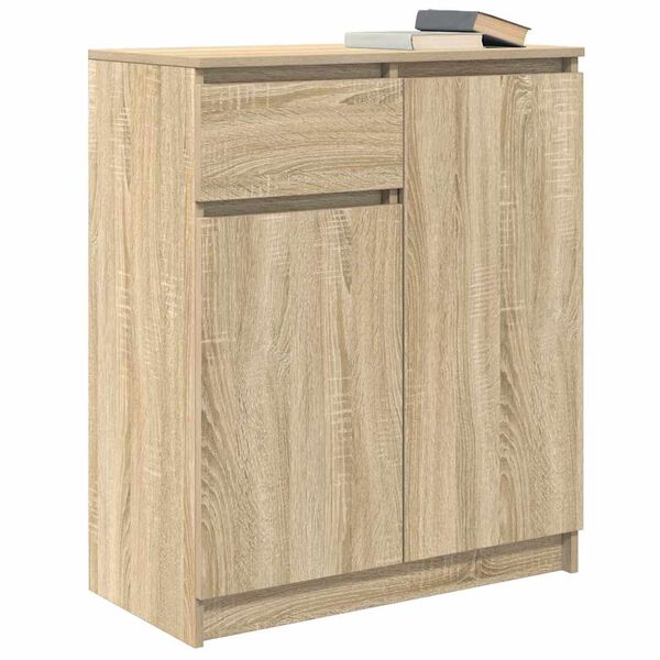 vidaXL Credenza con Cassetto Rovere Sonoma 71x35x84 cm in Truciolato