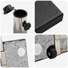 vidaXL Base per ombrellone Nero 41 x 41 x 37 cm Granito
