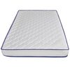 vidaXL Letto con Materasso Memory Foam Tessuto Grigio Chiaro 140x200cm