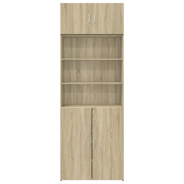 vidaXL Armadietto Rovere Sonoma 80x42,5x225 cm in Truciolato