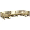 vidaXL Set Divani da Giardino 7 pz in Legno Impregnato di Pino