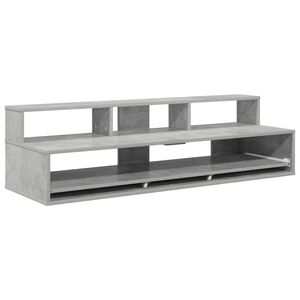 vidaXL Scrivania studio Grigio Cemento 152 x 42,5 x 36 cm