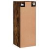 vidaXL Mobile a Parete Rovere Fumo 34,5x34x90 cm