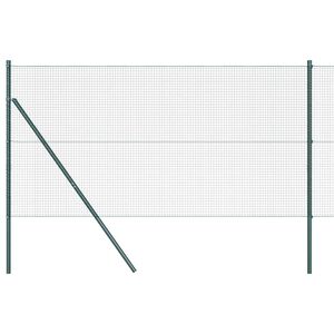 vidaXL Recinzione a rete saldata da fissare a terra 10 x 1,4 m Verde