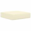 vidaXL Cuscino da Sedia Esterno Crema 40 x 40 x 8 cm 100% Poliestere