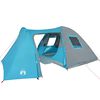 vidaXL Tenda da Campeggio a Cupola per 4 Persone Blu Impermeabile