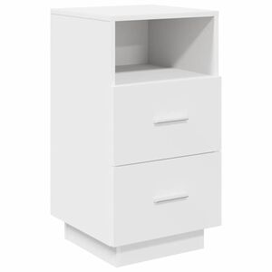vidaXL Comodino con 2 Cassetti Bianco 36x36x68 cm