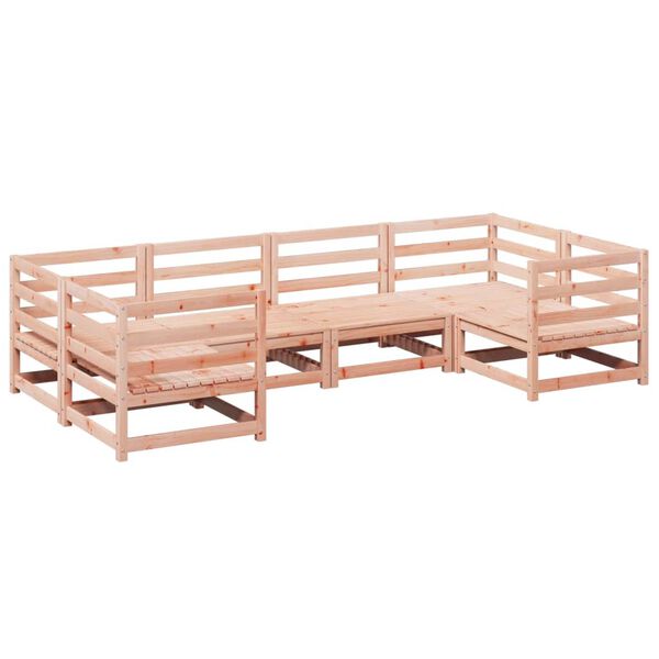 vidaXL Set Divani da Giardino 6 pz in Legno Massello Abete Douglas