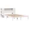 vidaXL Letto Libreria senza Materasso Bianco 135x190 cm Legno di Pino