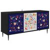 vidaXL Mobile TV MAINZ 102 x 33 x 51 cm Rovere Nero