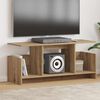 vidaXL Supporto TV Rovere artigianale 102 x 35 x 45 cm