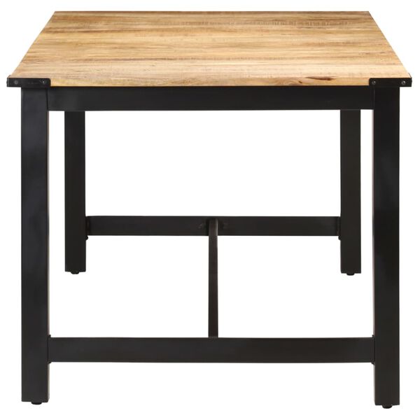vidaXL Tavolo da Pranzo 180x90x76 cm Legno Massello di Mango Grezzo