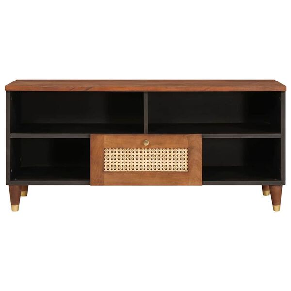 vidaXL Armadi e Supporti per Storage di Media con cassetto Marrone