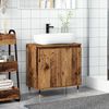 vidaXL Mobile da Bagno Legno Antico 58x33x60 cm in Truciolato