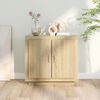 vidaXL Credenza Rovere Sonoma 80x40x75 cm in Legno Compensato