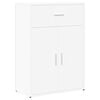 vidaXL Credenza Bianca 60x30x84 cm in Legno Multistrato