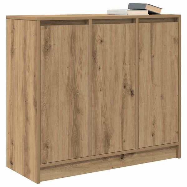 vidaXL Credenza Rovere Artigianale 85x34x76 cm in Legno Multistrato