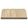 vidaXL Scaffale per riviste Rovere Sonoma 90 x 53 x 28,5 cm
