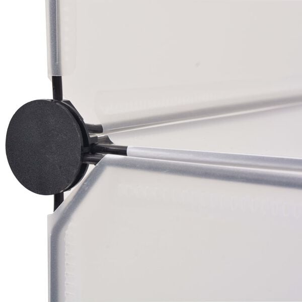 vidaXL Scarpiera Modulare a 12 Scomparti Bianca